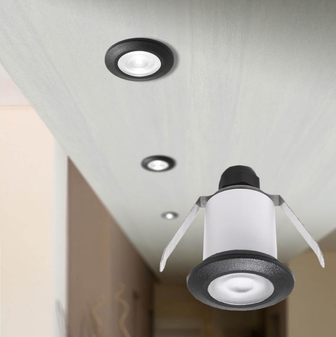 Aplique de Teto Exterior TERESA IP67 – Preto / Cinza / Branco