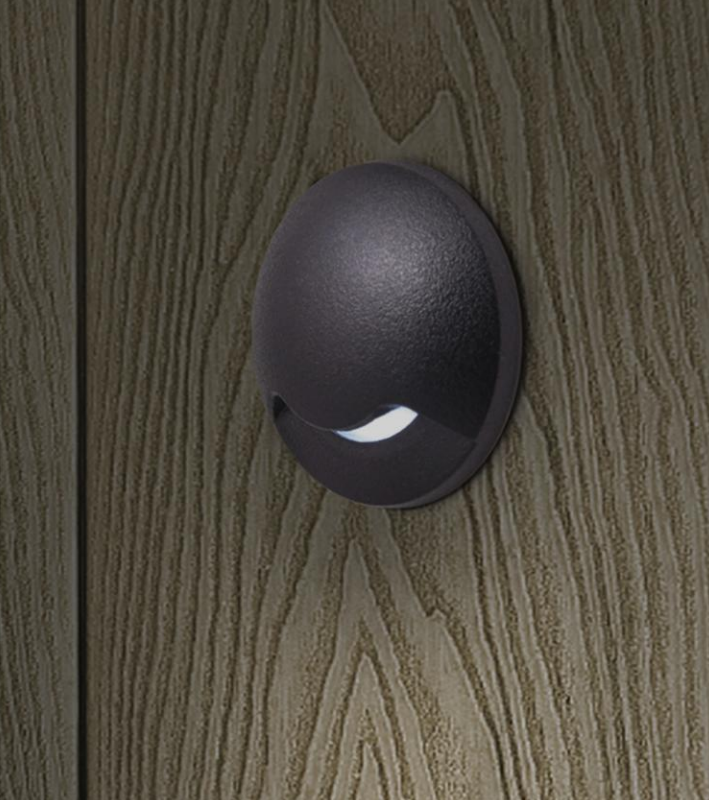 Aplique de Chão Exterior TERESA 1L IP67 – Preto / Cinza / Branco
