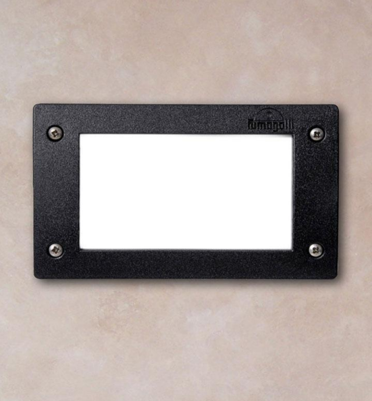 Aplique de Parede Exterior LETI 200 IP66 – Preto / Cinza / Branco