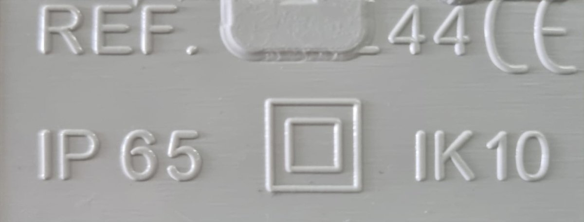 Caixa de Comandos FRL44 (L)400x(A)400x(P)200mm c/Platina - Boutique das Lâmpadas
