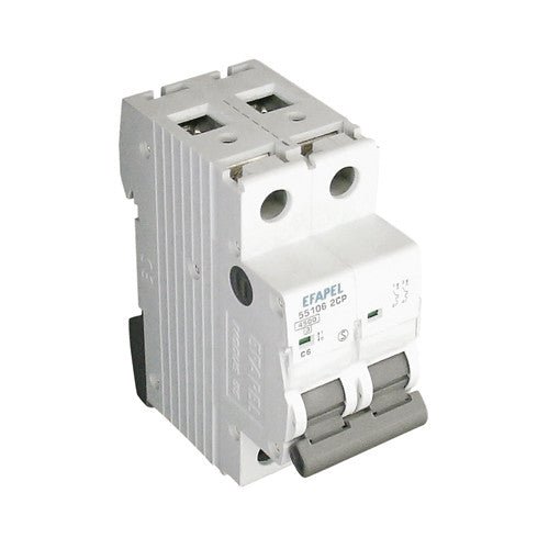 Disjuntor MT 2Polos 4,5kA 20A Curva C (551202CP - EFAPEL) - Boutique das Lâmpadas