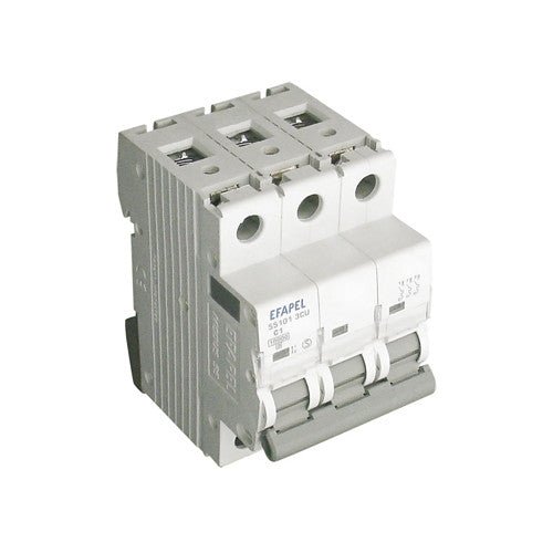 Disjuntor MT 3Polos 10kA 50A Curva C (551503CU - EFAPEL) - Boutique das Lâmpadas