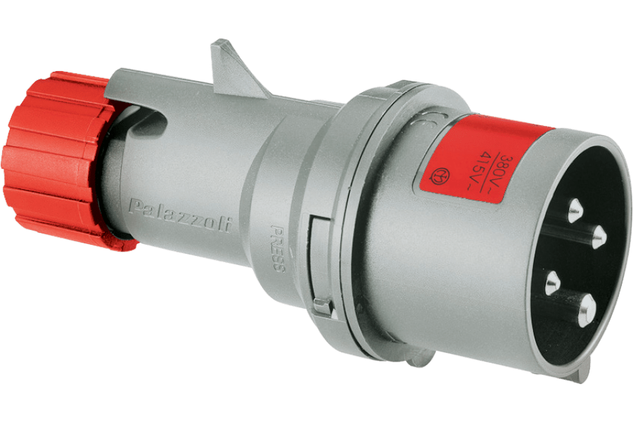 FICHA MACHO MULTIMAX 2P+T 16A 6H IP44 ( Palazzoli ) - Boutique das Lâmpadas