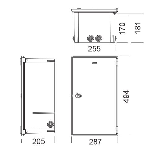 Caixa Para Contador EDP BOX (KVOTBOX - TEV)