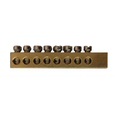 LIGADOR COM 8 FUROS - 8 x 10mm² (L8F - TEV) - Boutique das Lâmpadas