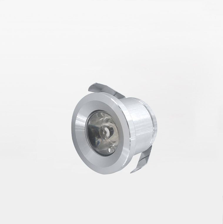 MINI SPOT LED FIXO REDONDO | CROMADO | IP20 | Maxled | - Boutique das Lâmpadas
