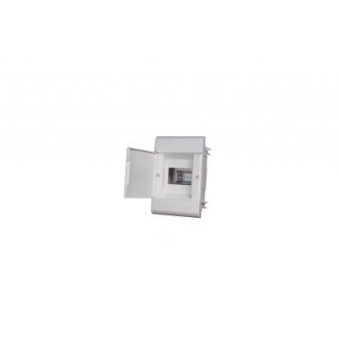 QUADRO ICP IP40 SEM LIGADOR PORTA OPACA 1 FILA 4 MÓDULOS BRANCO (P104SL - TEV)