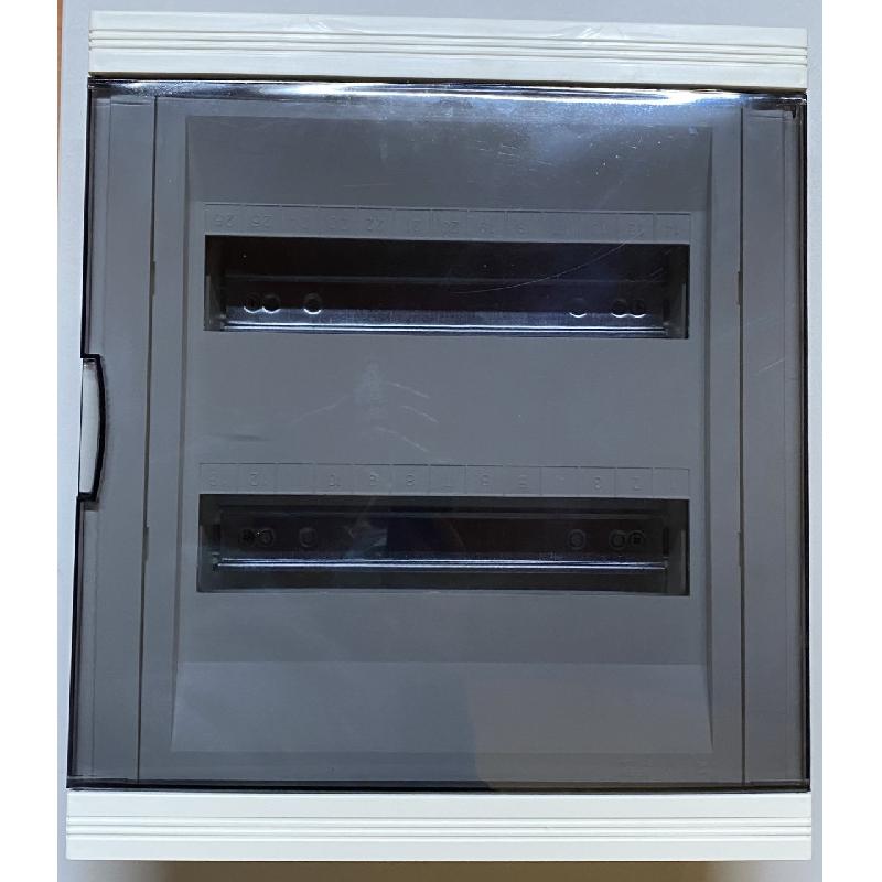 Quadro Distribuição Embutir 24 Módulos Barramento Incluido Com Porta Transparente - Boutique das Lâmpadas