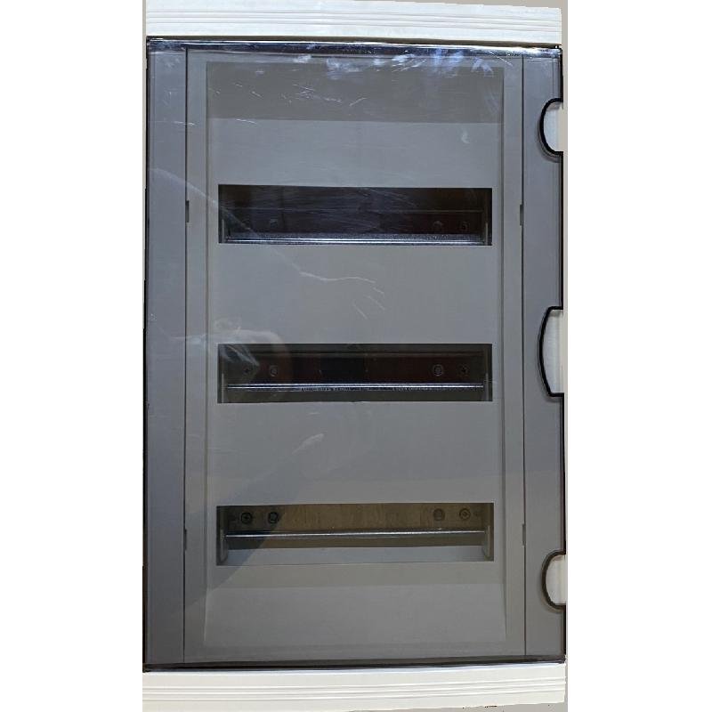 Quadro Distribuição Embutir 36 Módulos Barramento Incluido Com Porta Transparente - Boutique das Lâmpadas