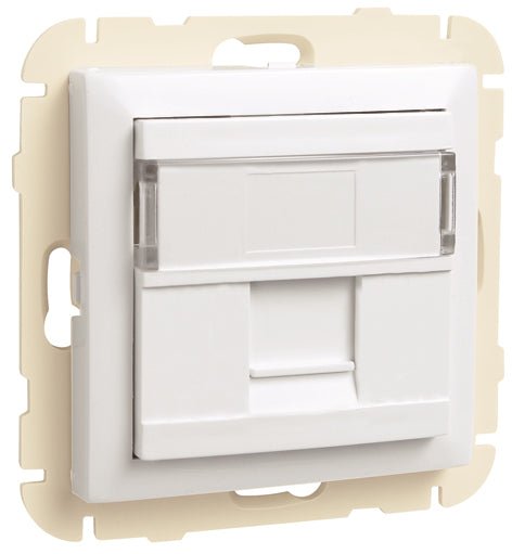 90441S - Aro com Módulo 1 Saída para Conetor RJ45 - Boutique das Lâmpadas