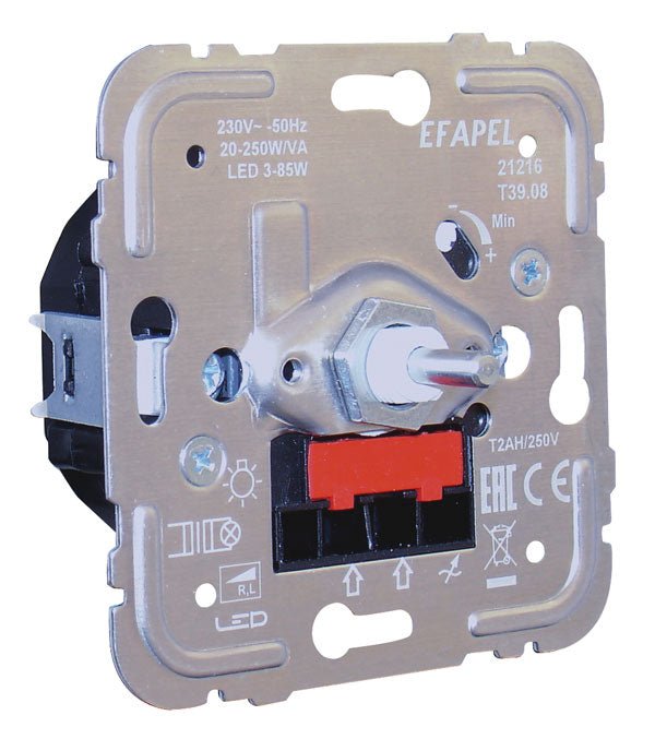 Regulador/Comutador de Luz Ferromagnético para Lâmpadas de Baixo Consumo de 250W/VA R, L (21216 - Efapel) - Boutique das Lâmpadas